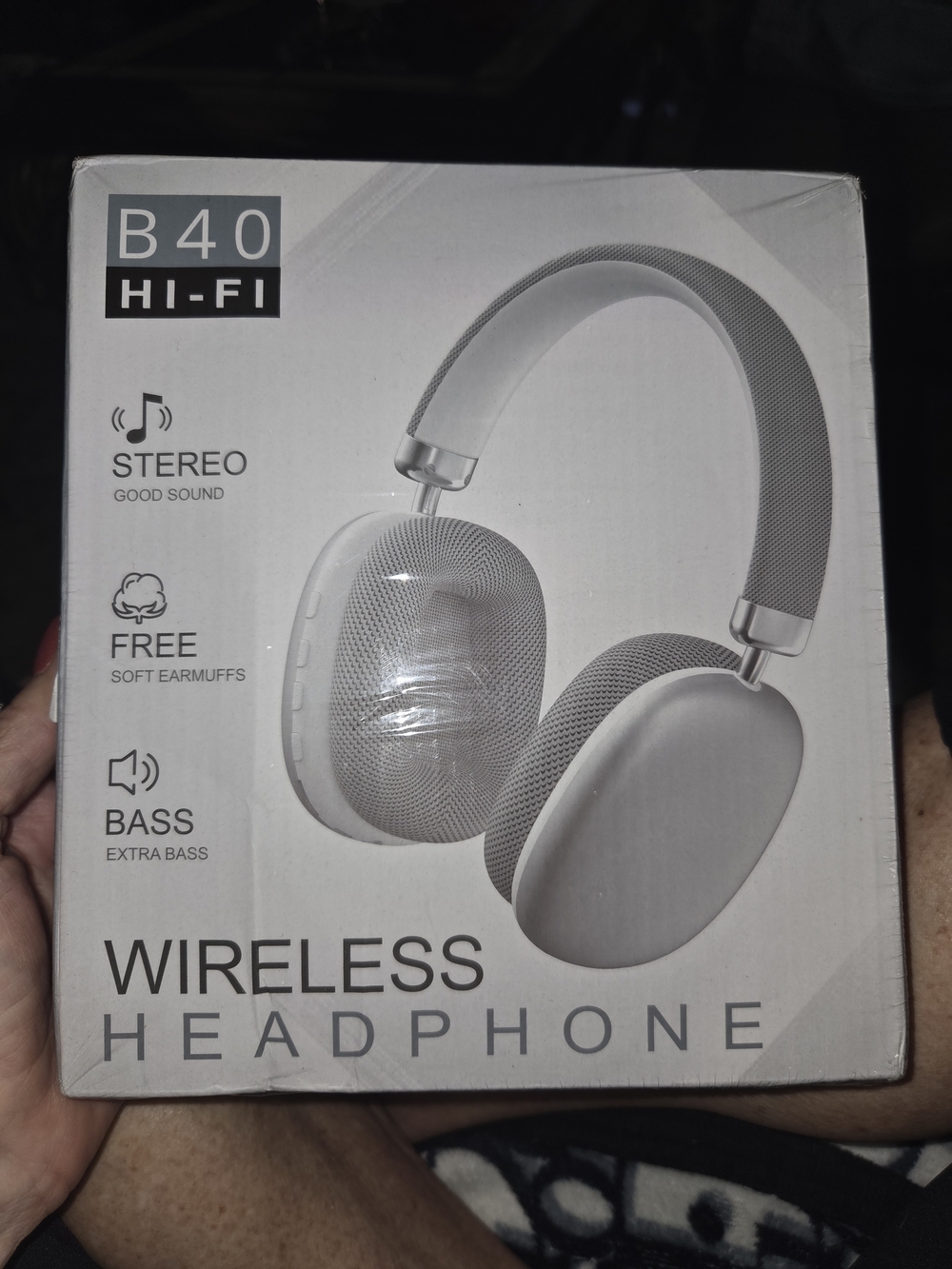 Hi-Fi Wireless Headphones - Blue New in Packaging
